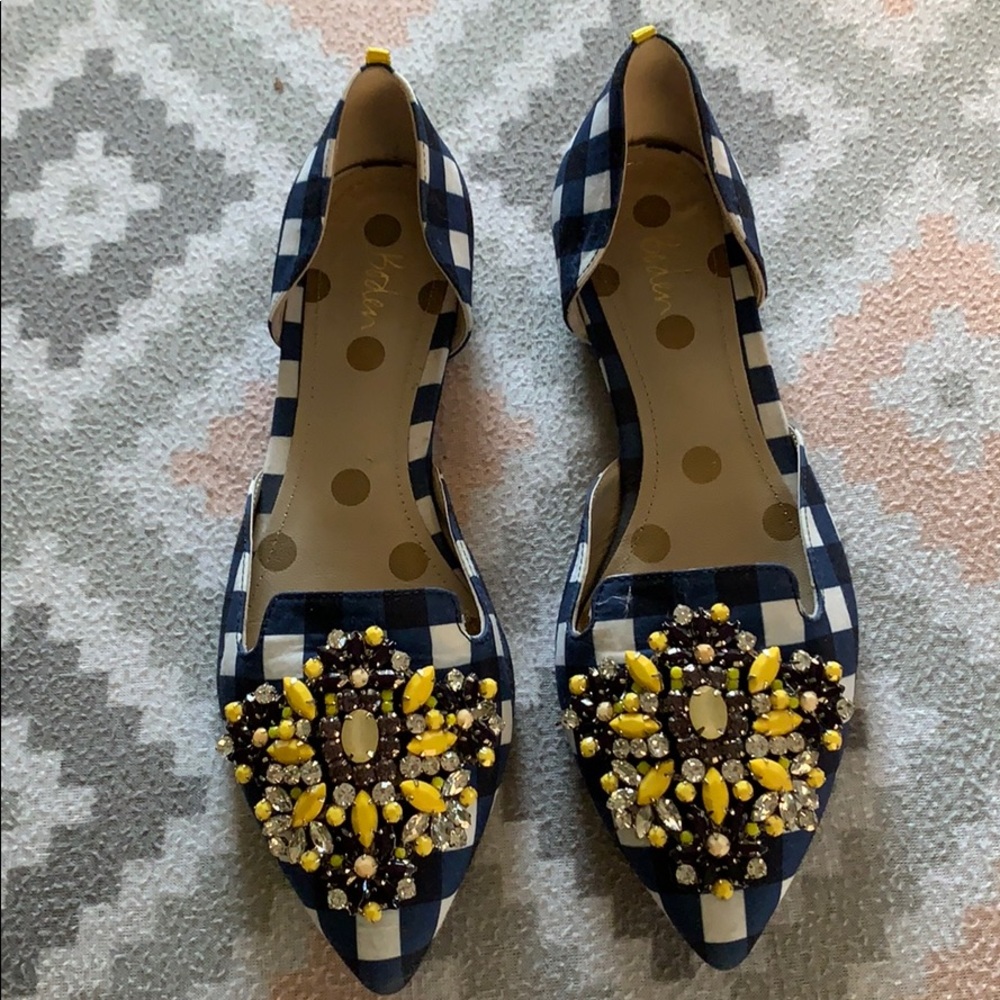 Beautiful Boden Leah Embellished Pointy Pumps